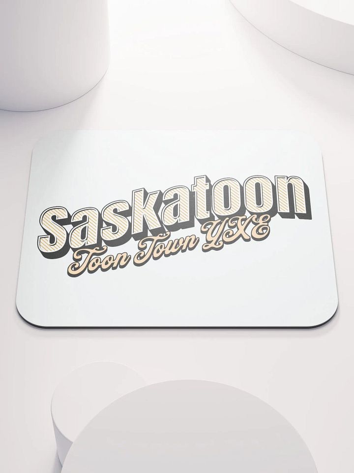 Saskatoon Toon Town YXE Mouse Pad product image (1)