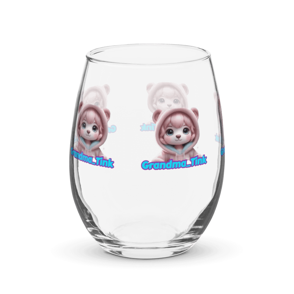 Grandma Tink's Bear Stemless Wine Glass product image (4)