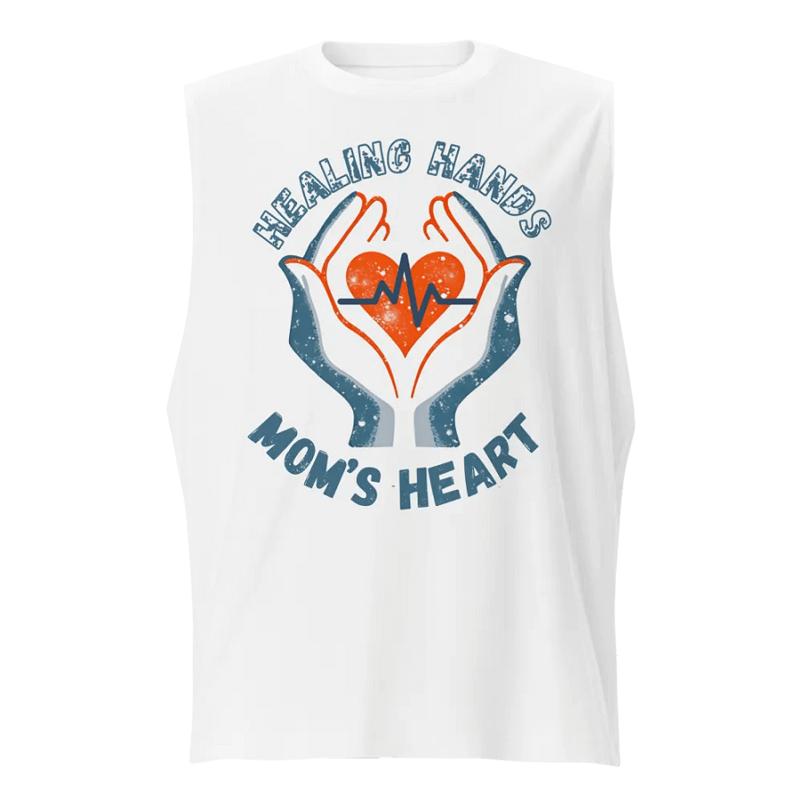 Healing Hands , moms Heartbeat Muscle Tank product image (5)