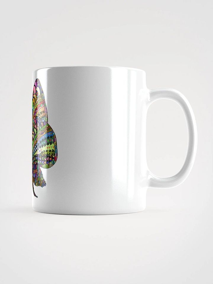 White Glossy Coffee mug- Butterfly Coffee Mug product image (2)