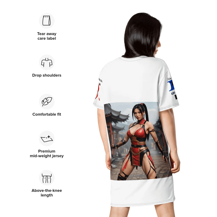 LET GET COOKIN SAVAGE BADDIE DT SHIRT DRESS product image (10)