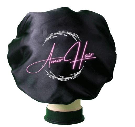 Amor Hair Bonnet (Pink Writing) product image (1)