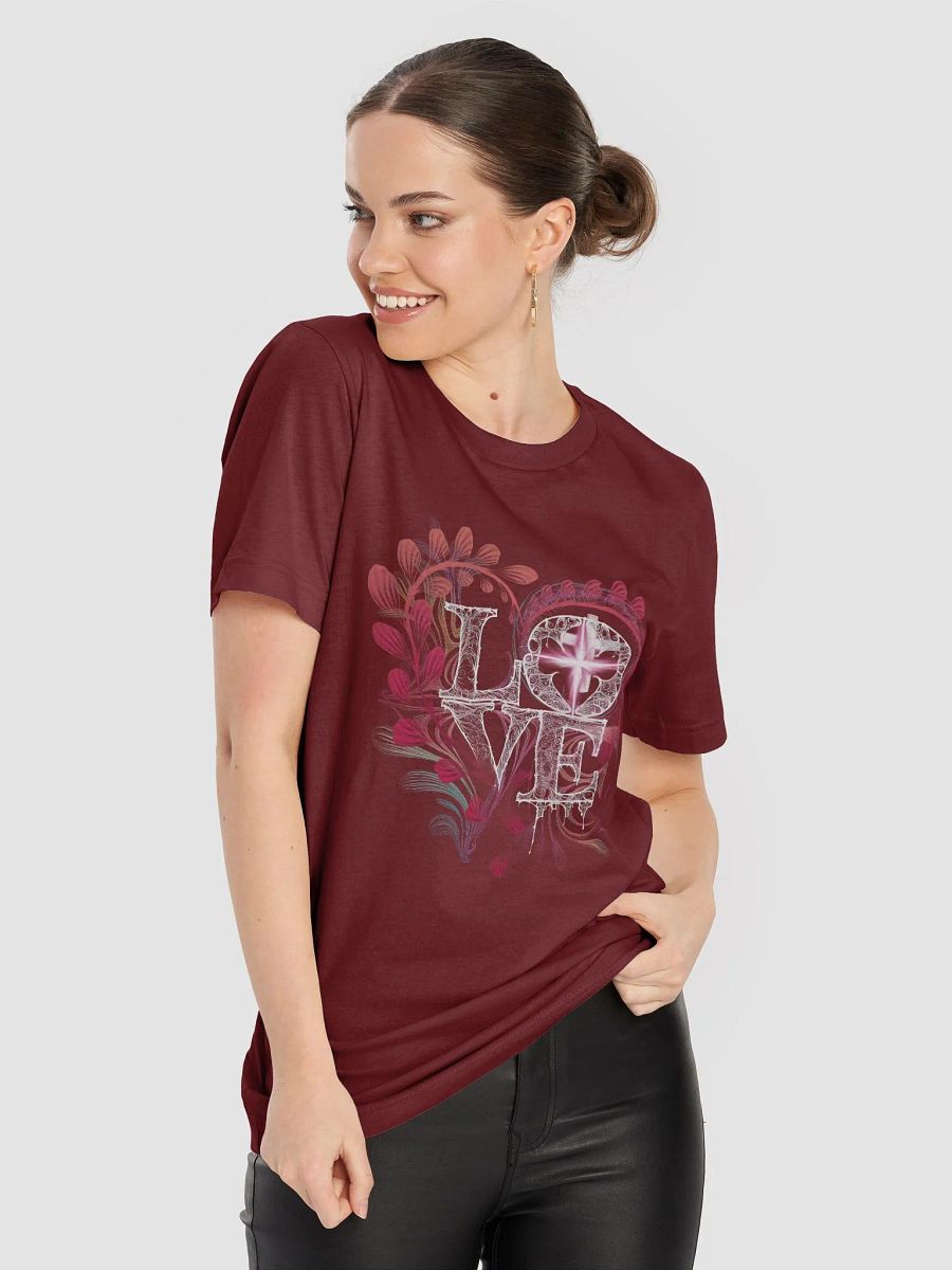 Floral Love Love of Christ Ornate T-Shirt product image (8)