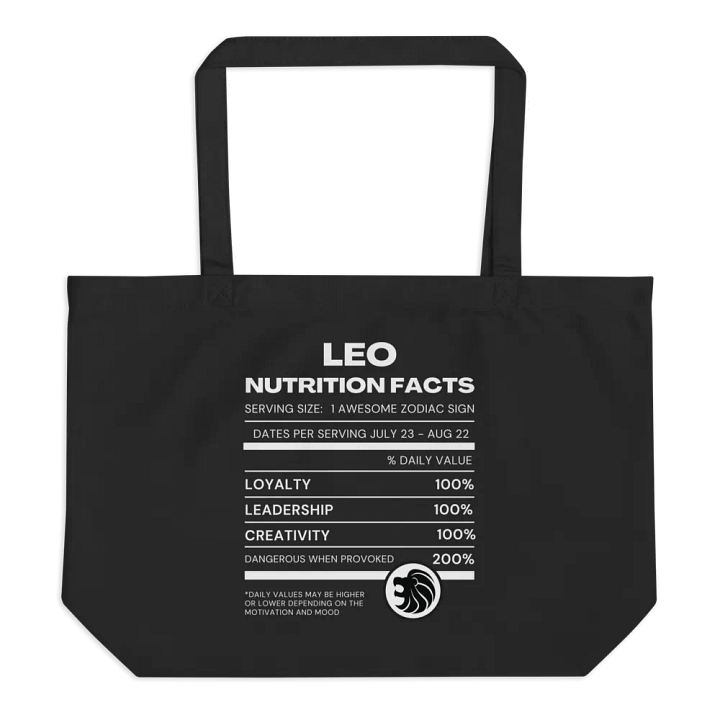 Leo Nutrition Facts Tote product image (3)