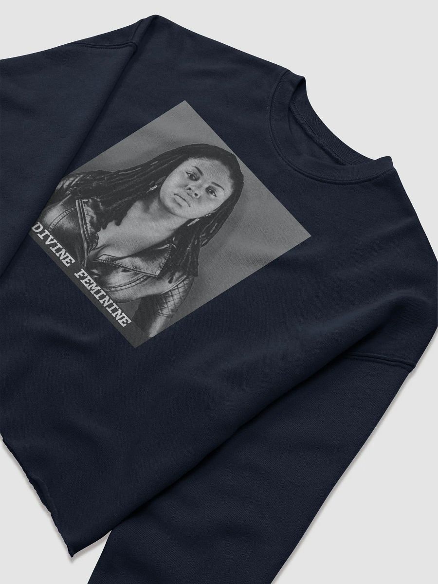 Divine Feminine Navy Crop Sweatshirt product image (5)