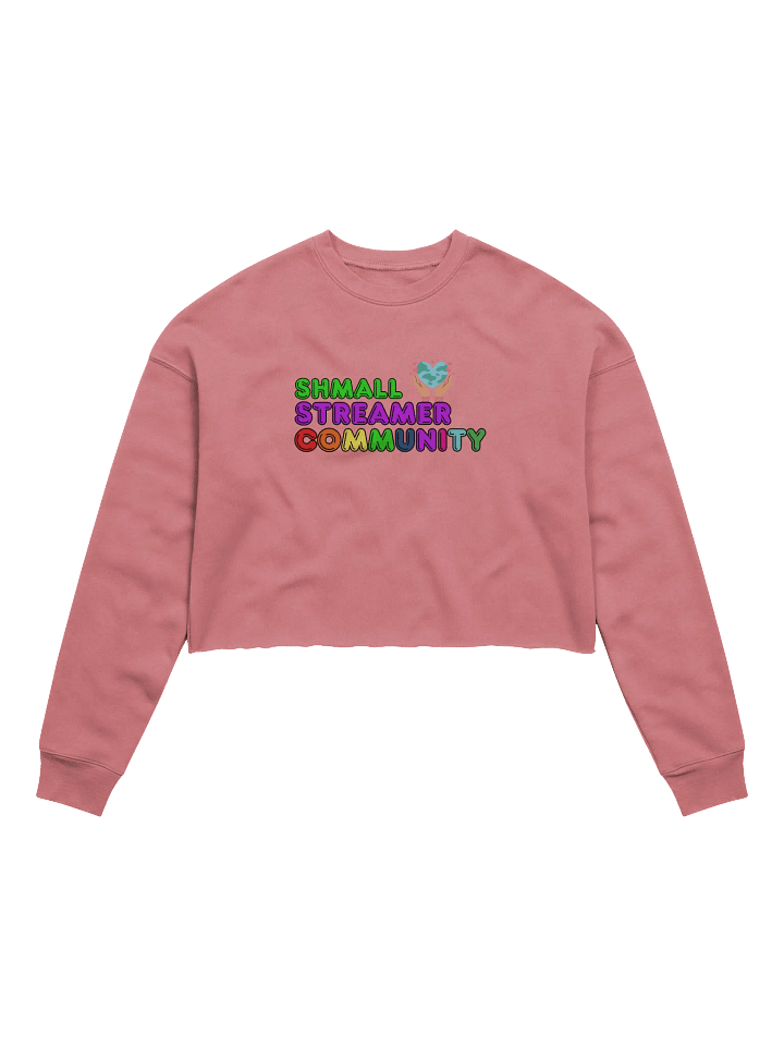 Shmall Streamer Grow Together Women's Fleece Crop Sweatshirt product image (1)