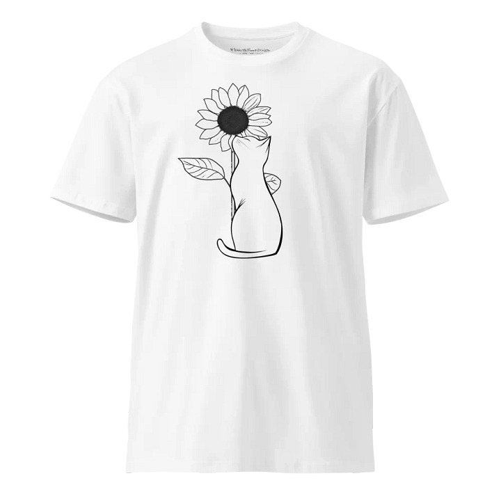 Sunflower Cat Supreme Comfort Unisex T-Shirt product image (1)