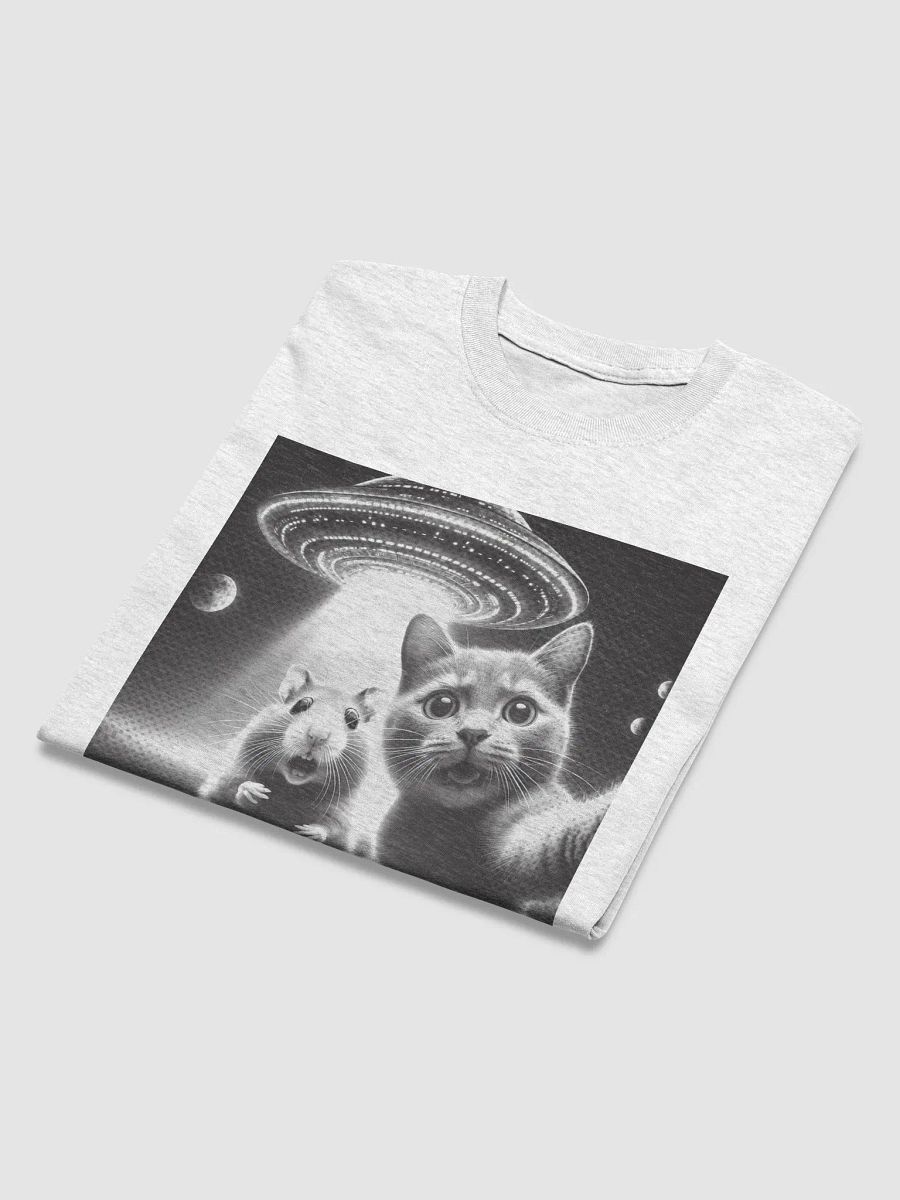 Surreal Cat Selfie With Hamster UFO product image (43)
