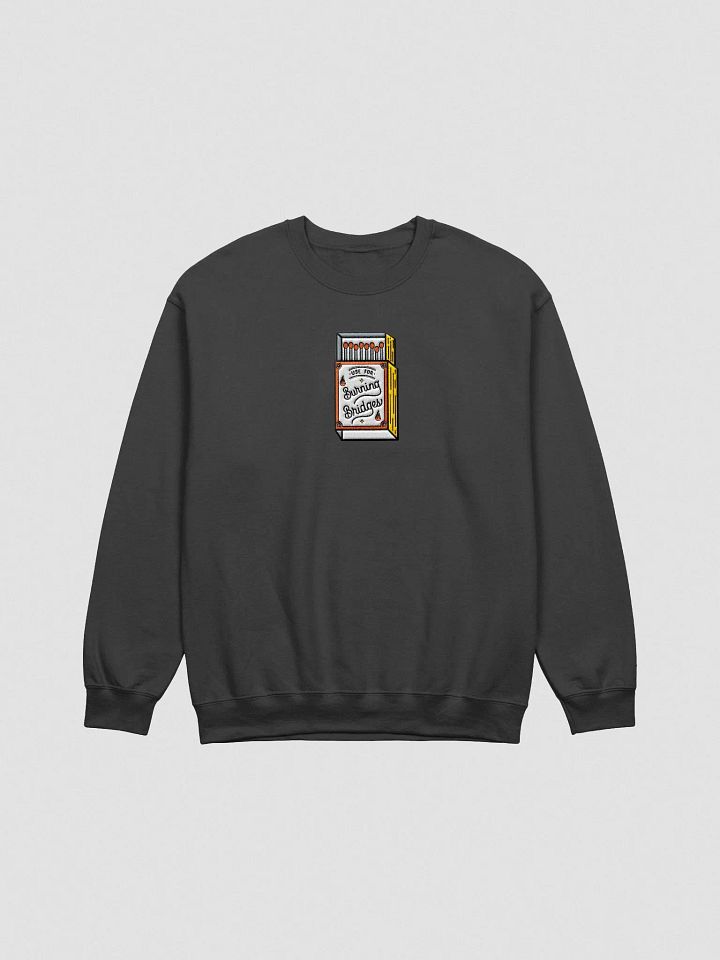 Burning Bridges Embroidered Sweater product image (1)