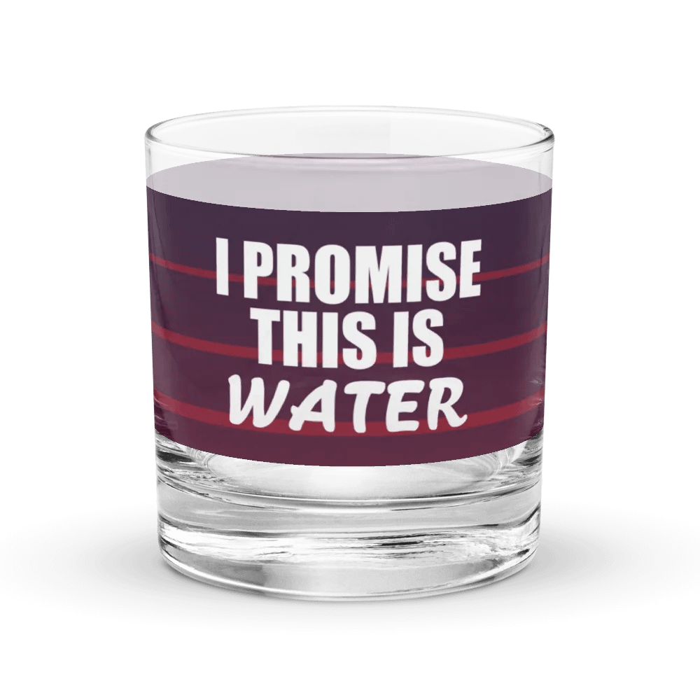 Totally Water Drinking Glass product image (1)