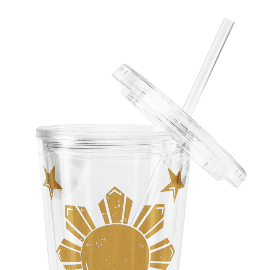 Pinas Clear Tumbler (Gold Star) product image (5)