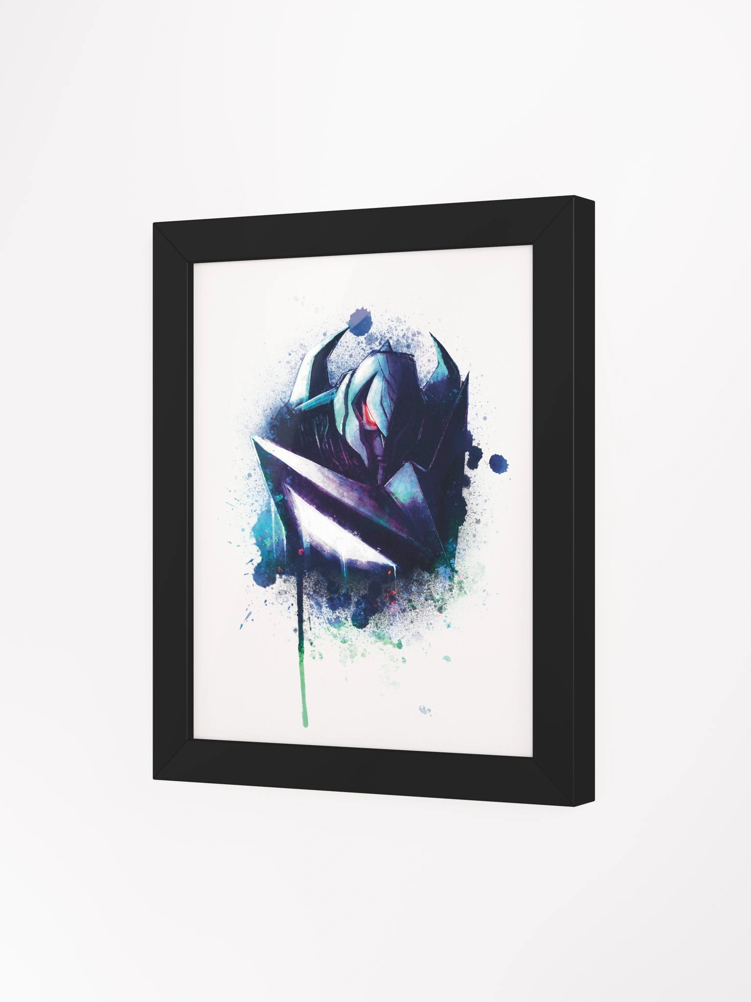 Graphic Spray Framed Poster - Hero (White) product image (3)