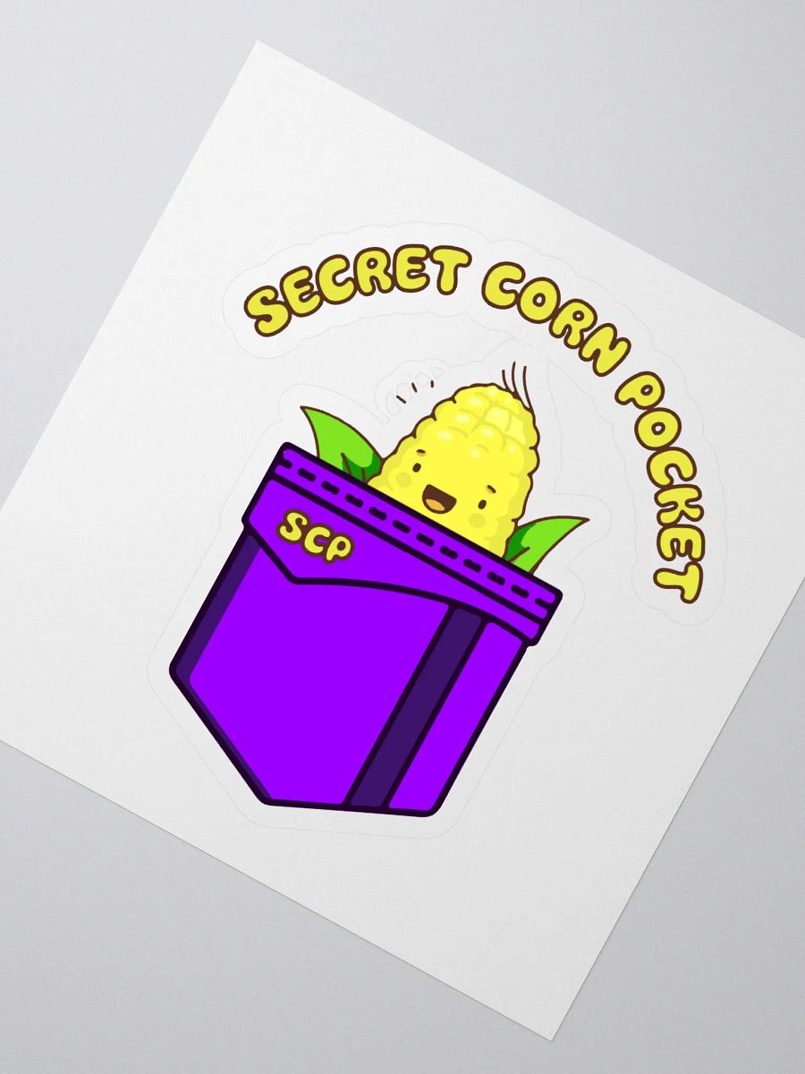 Secret corn pocket sticker product image (2)