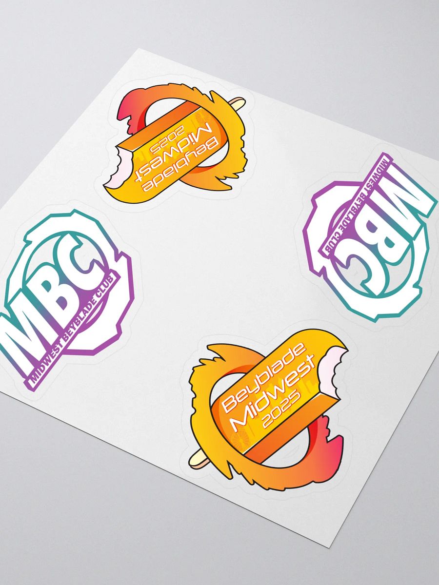 Midwest Beyblade Club Sticker Set product image (3)
