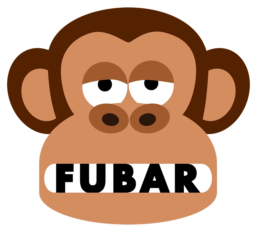 Rude Bored Monkey Thinks You Are FUBAR T-Shirt product image (2)