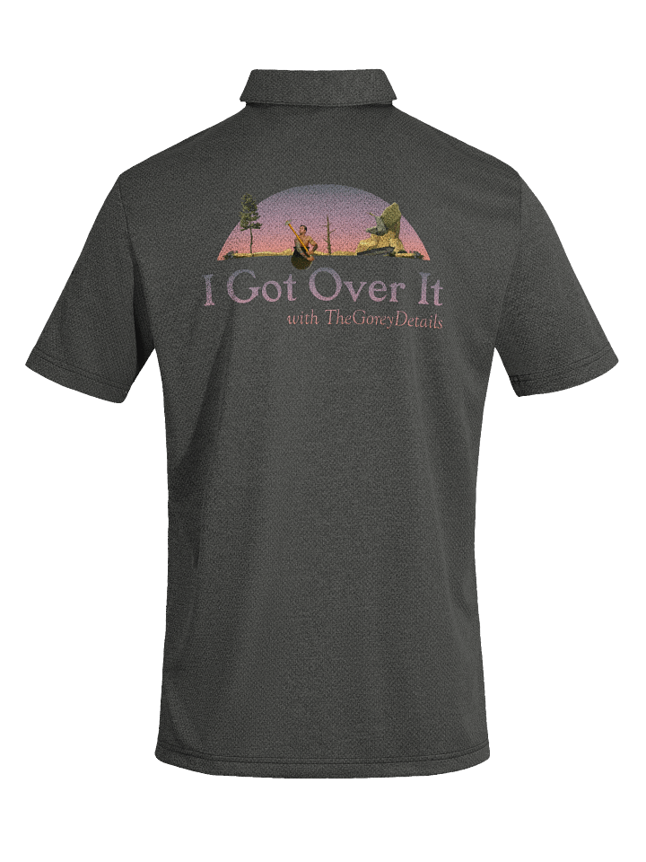 I Got Over It - Adidas Space-Dyed Polo Shirt product image (1)