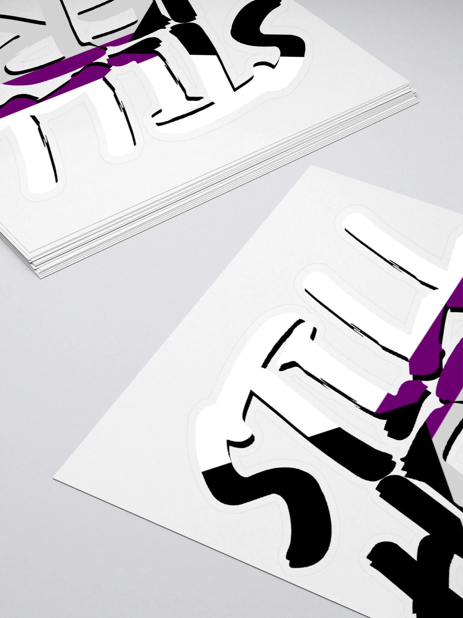 Still Here Sticker - Demisexual version product image (4)