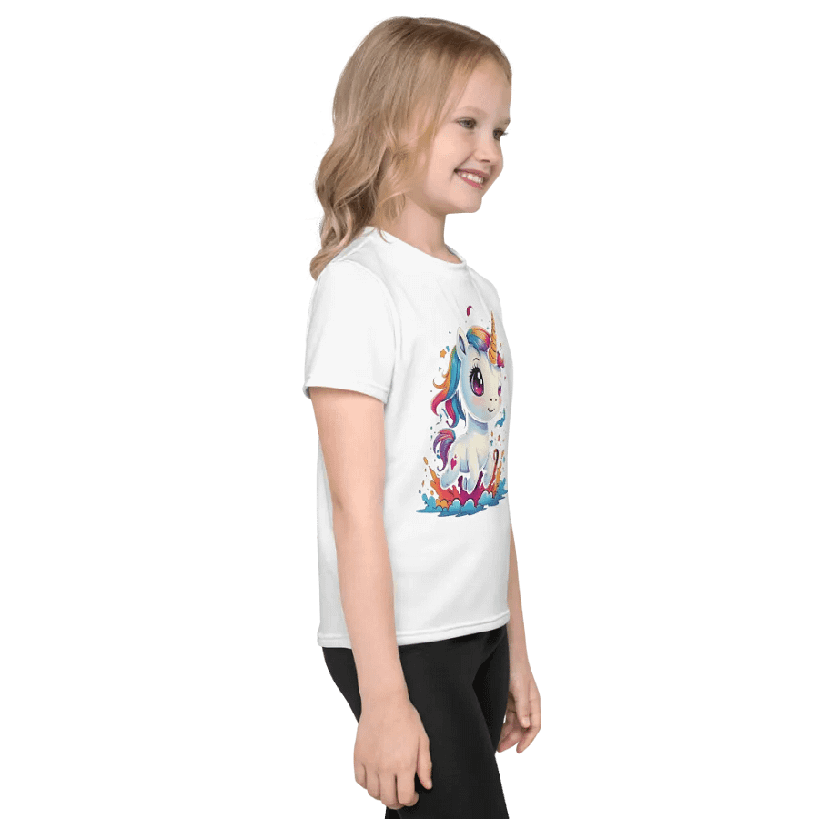 Rainbow Unicorn Kids T-Shirt product image (4)