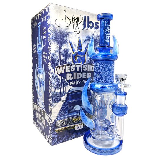 Official Dogg lbs Westside Rider Water Pipe - Iconic Branded Glass product image (1)