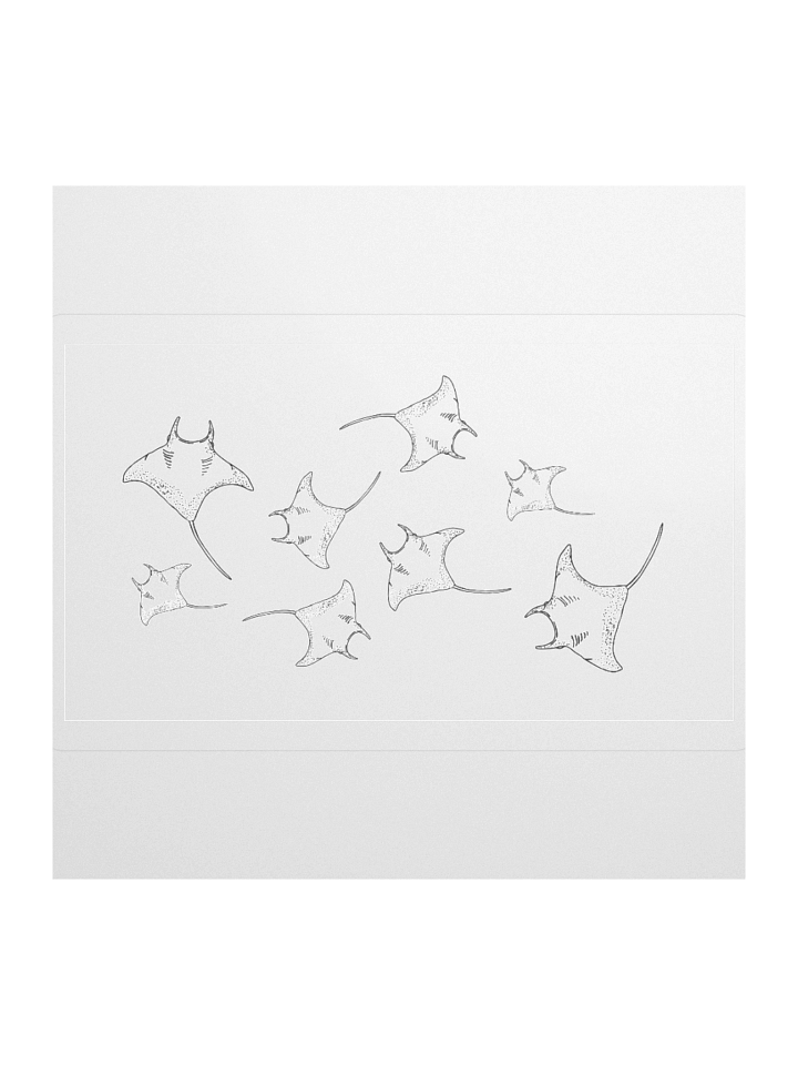 Manta Ray Swarm Sticker product image (1)