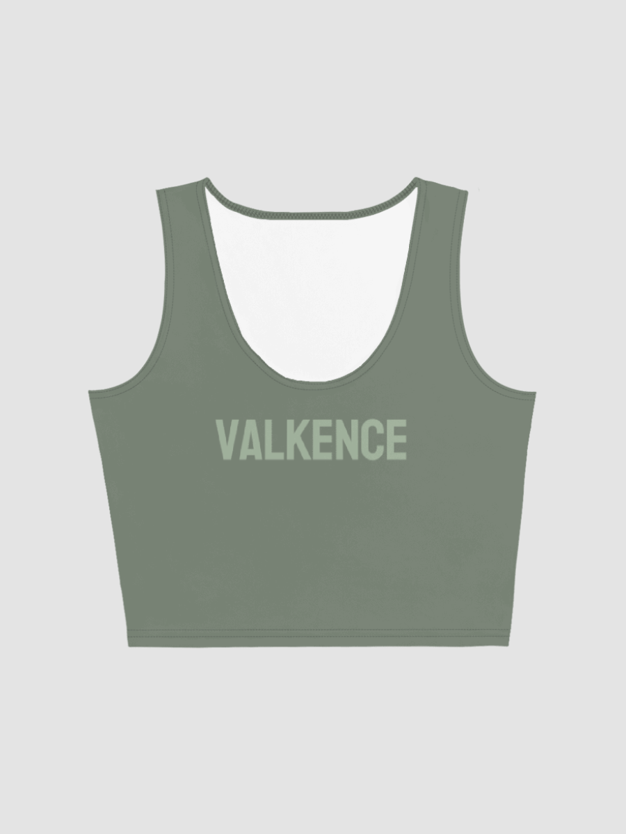 Signature Crop Top Tee - Sage Green product image (5)
