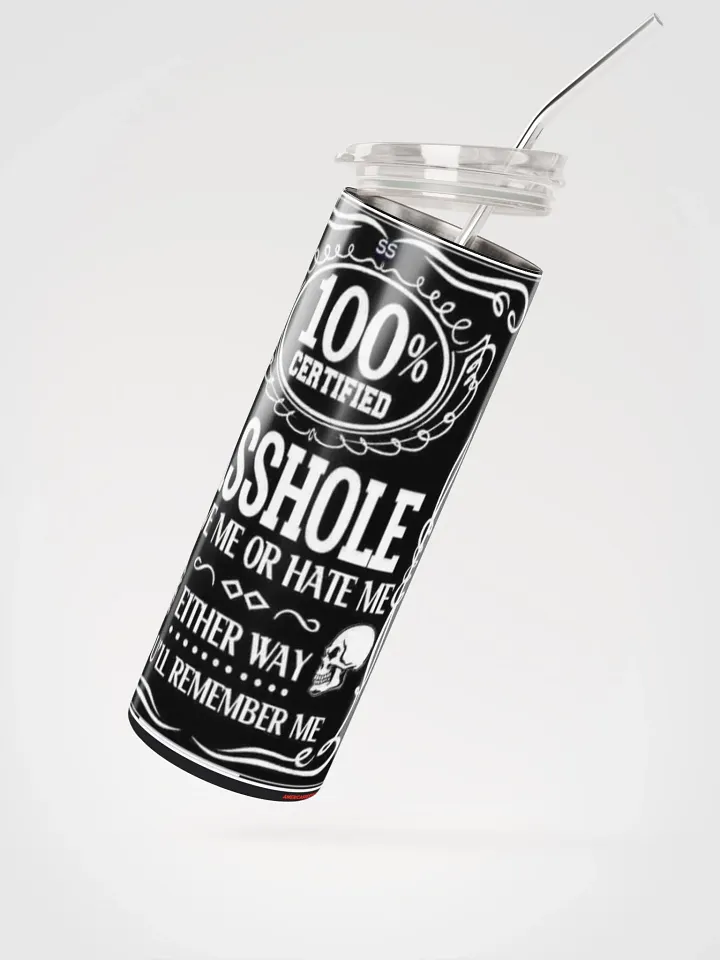 Certified Asshole Stainless Steel Tumbler product image (2)