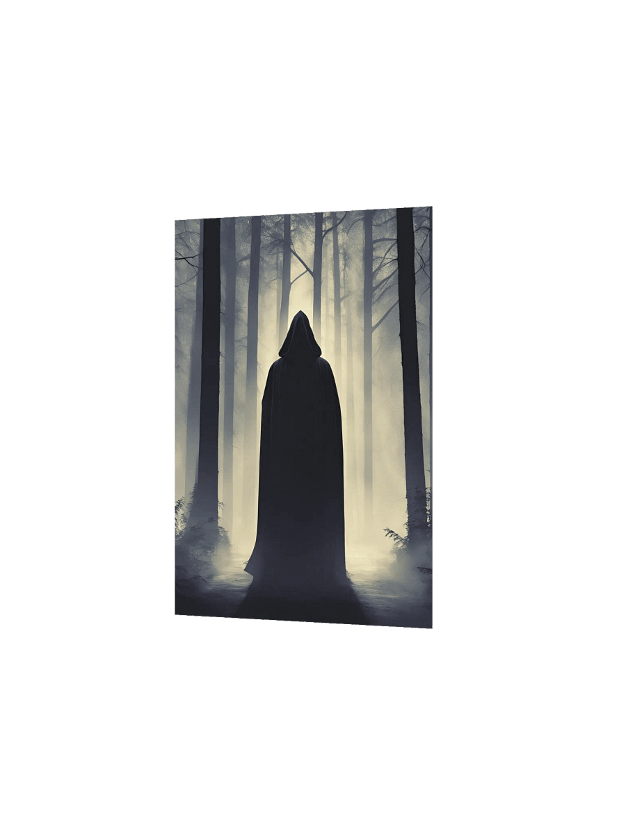 Misty Forest Hooded Figure Goth Poster product image (25)