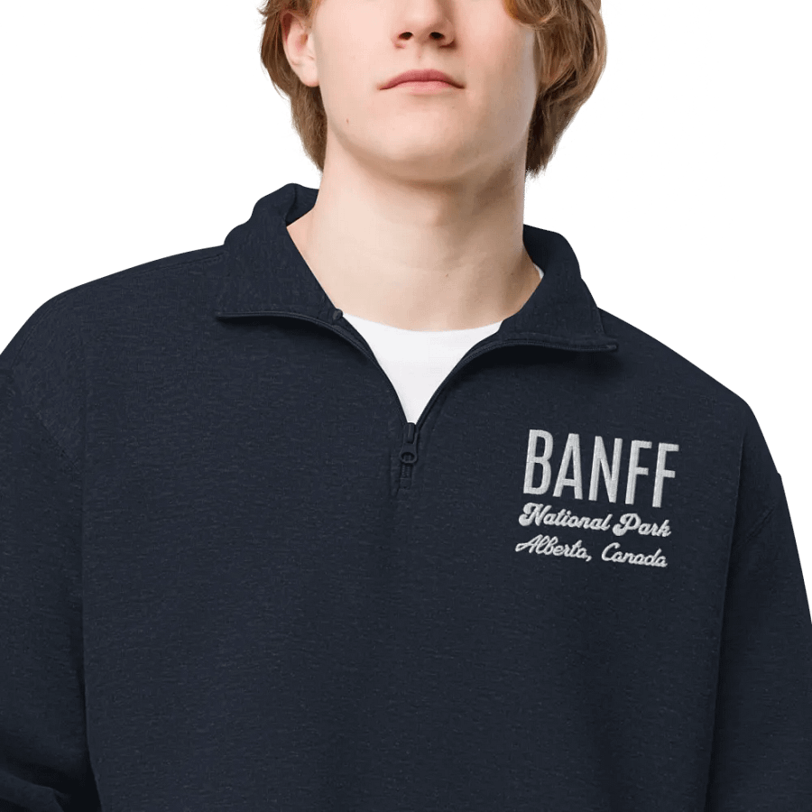 Banff Embroidery Half Zip product image (27)