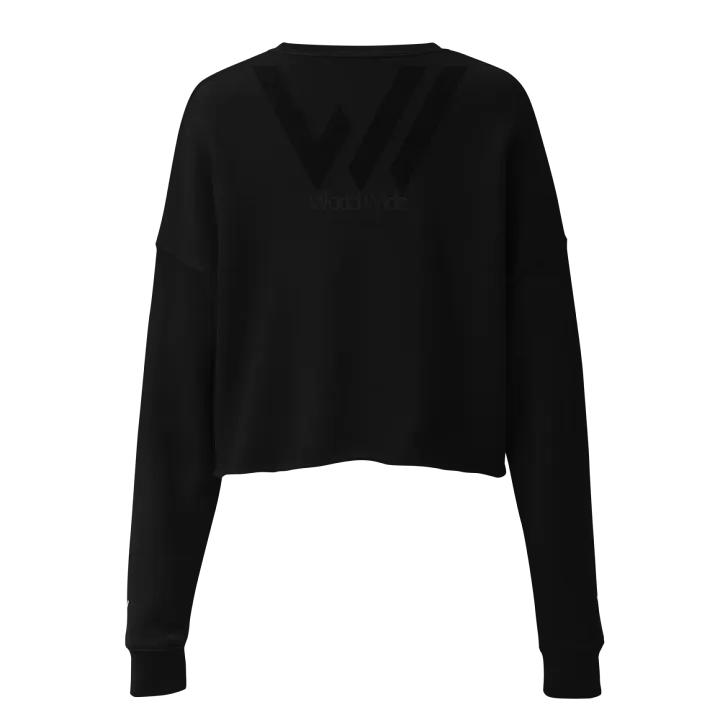 WorldWide Bella+Canvas Women's Fleece Crop Sweatshirt product image (1)