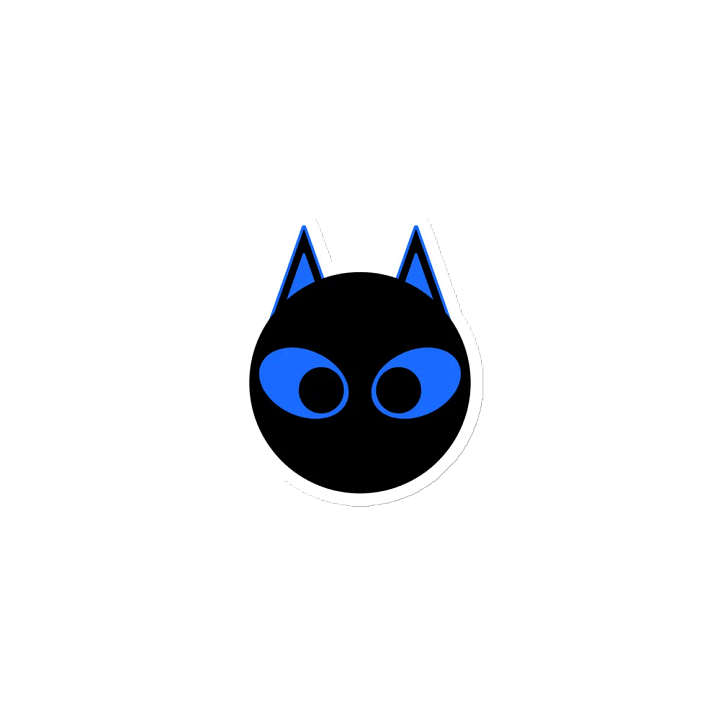 Black Cat Charity Magnet product image (1)