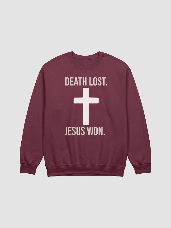 Death Lost, Jesus Won – Victory in Christ Sweatshirt product image (1)