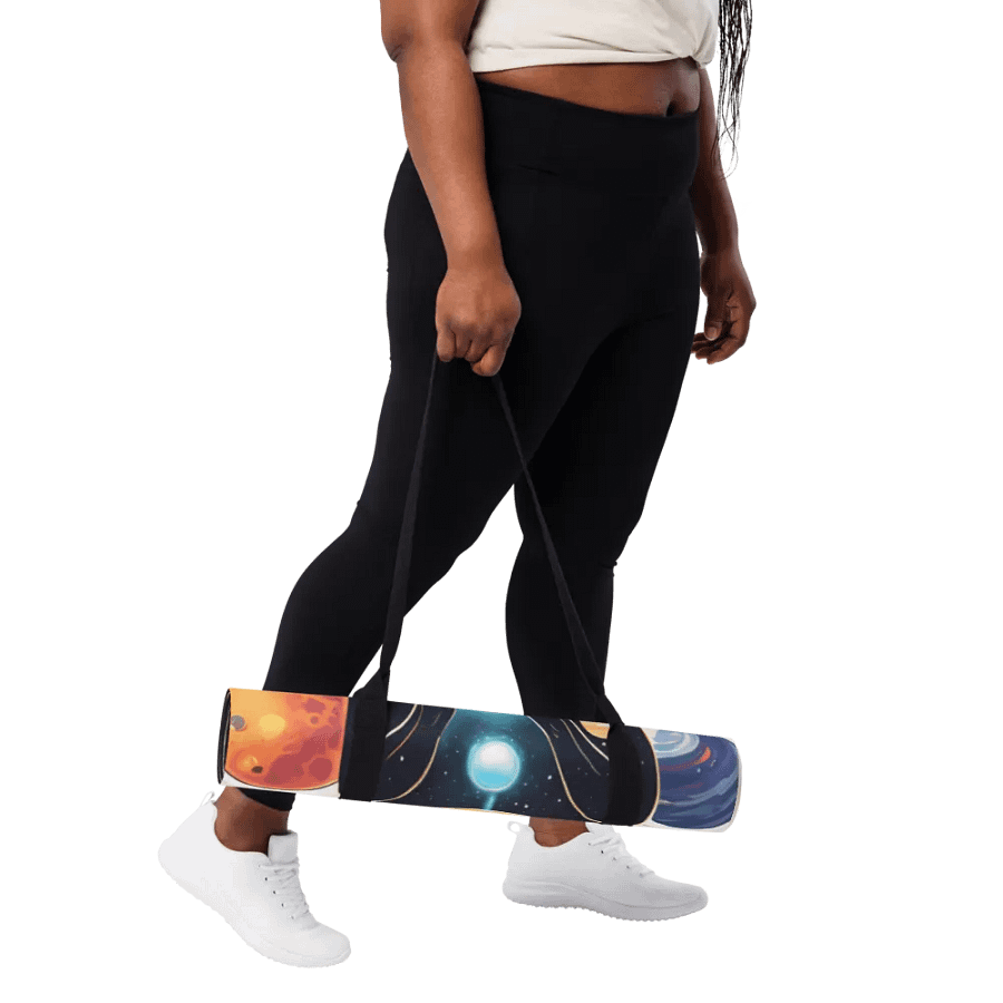 Cosmic Feline Yoga Mat product image (11)