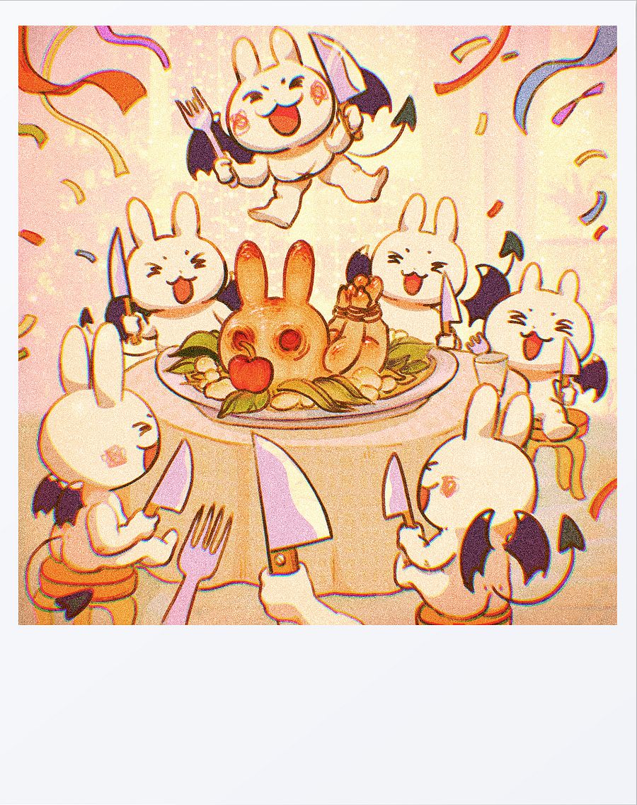 Feast Polaroid Print product image (1)