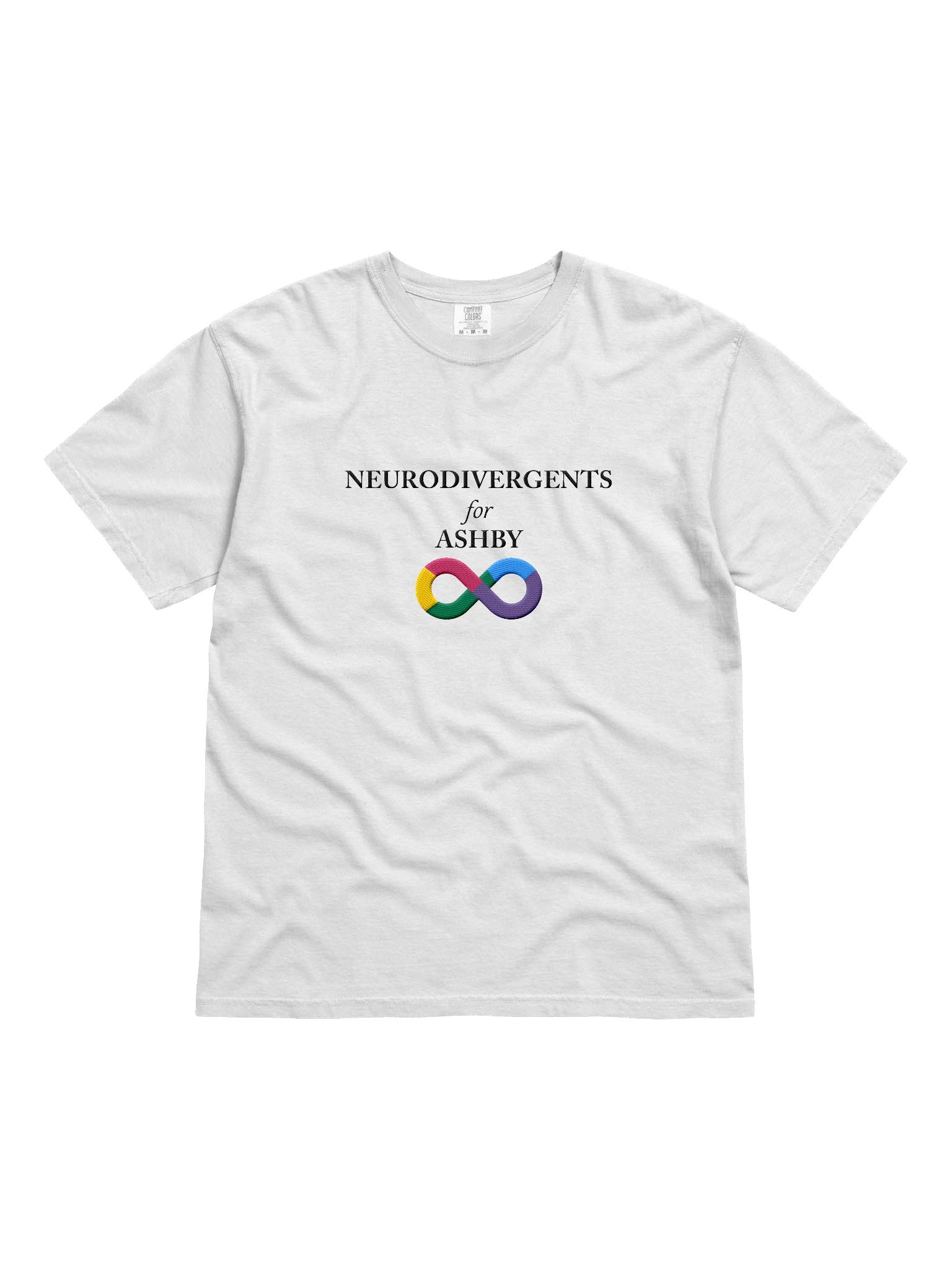 NEURODIVERGENTS 4 ASHBY TSHIRT (embroidered) product image (1)