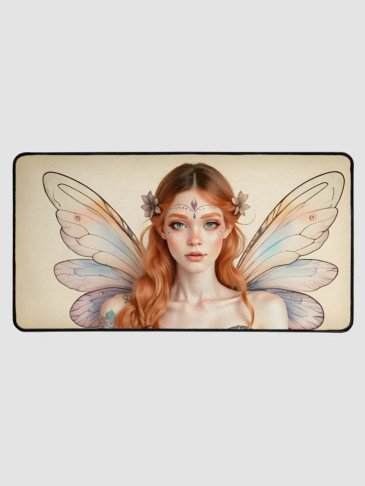 Desk Mat (31.5x15.5 inches) - Fairy on Parchment product image (1)