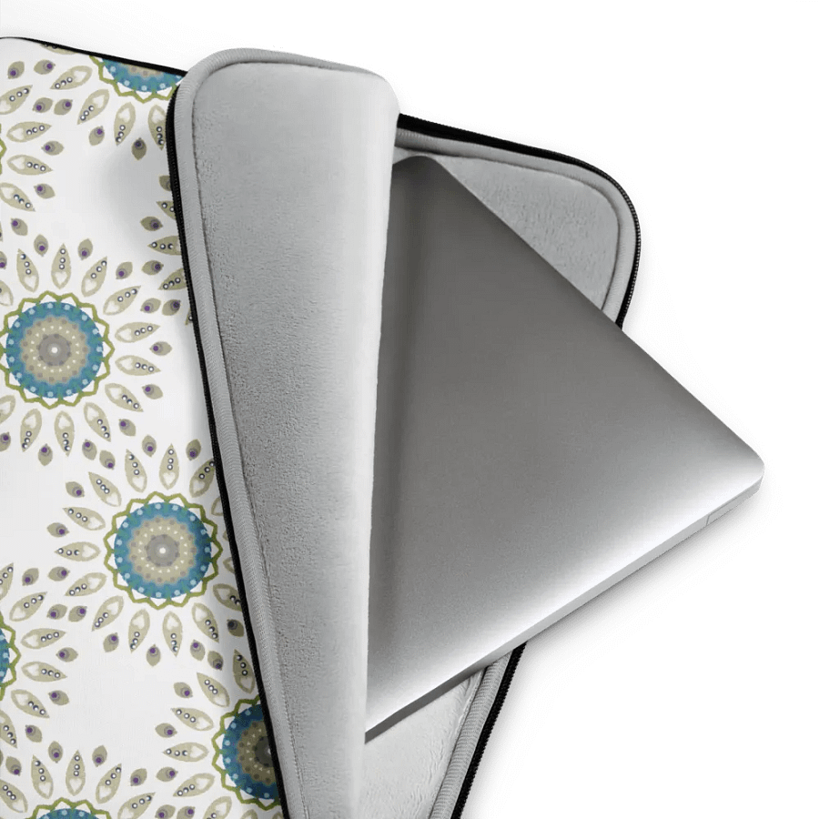 Phycadelic Creamy Bloom Laptop Sleeve product image (3)