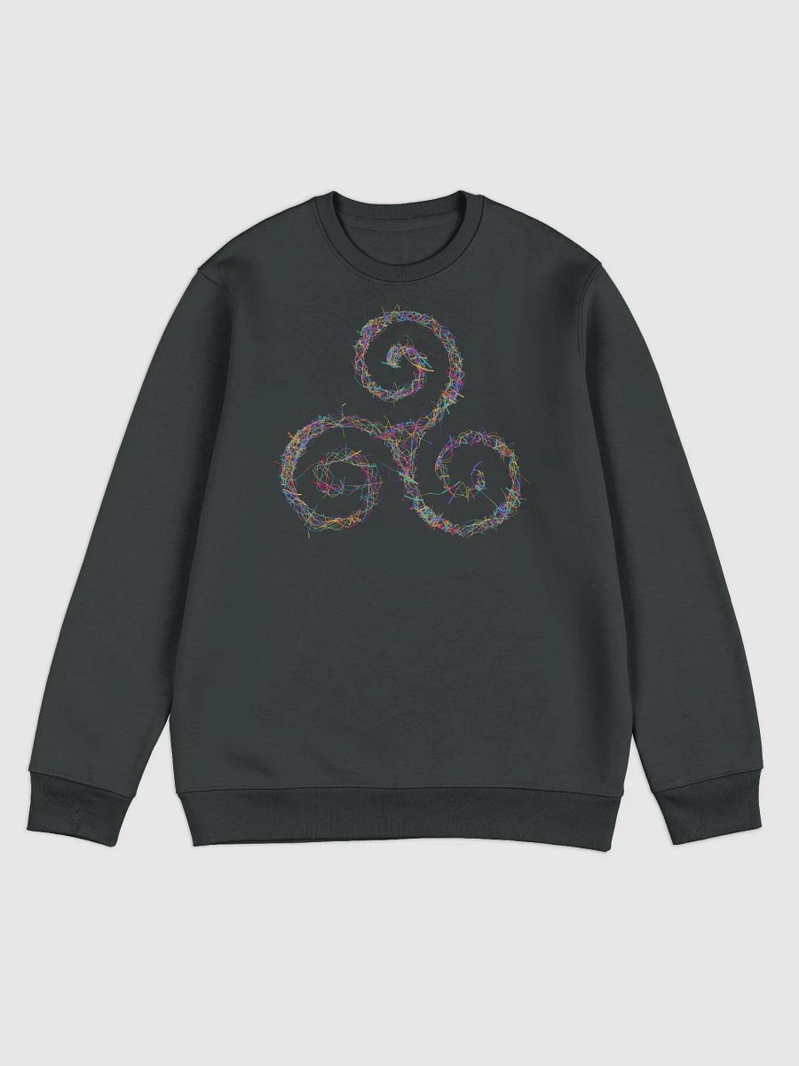 Vibrant Triskelion Tee | Celtic Sacred Geometry Art product image (1)