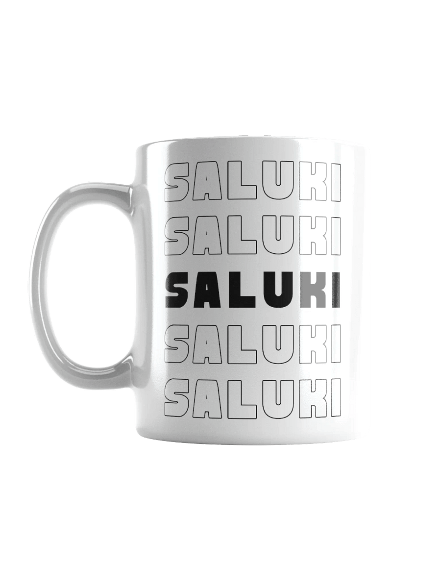 Saluki Modern Chic Small Ceramic Mug For Saluki Lovers product image (2)