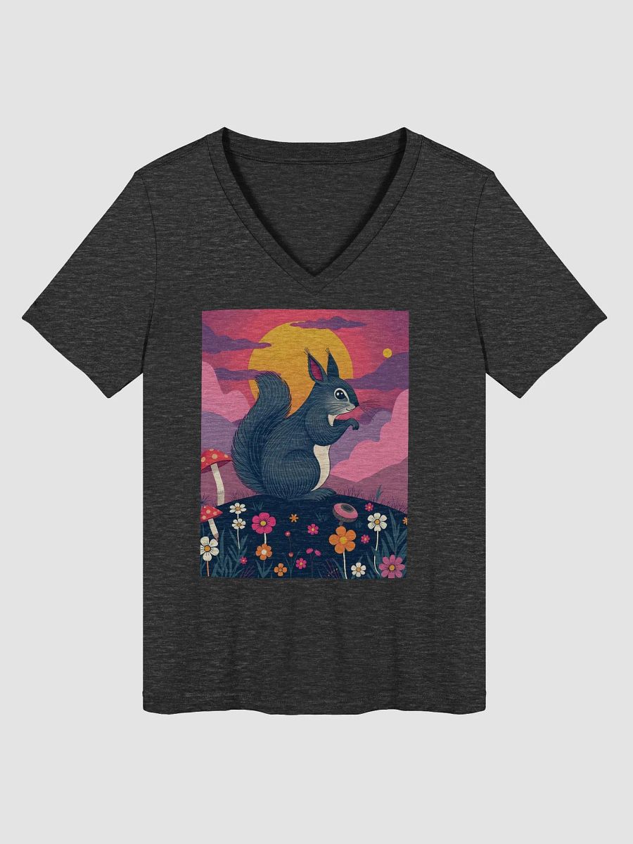 Whimsical Squirrel Hill Women's V-Neck Tee product image (1)