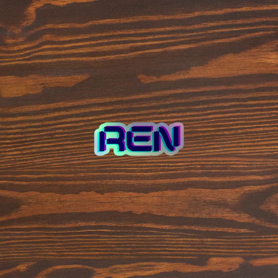 Ren Holographic Sticker product image (5)