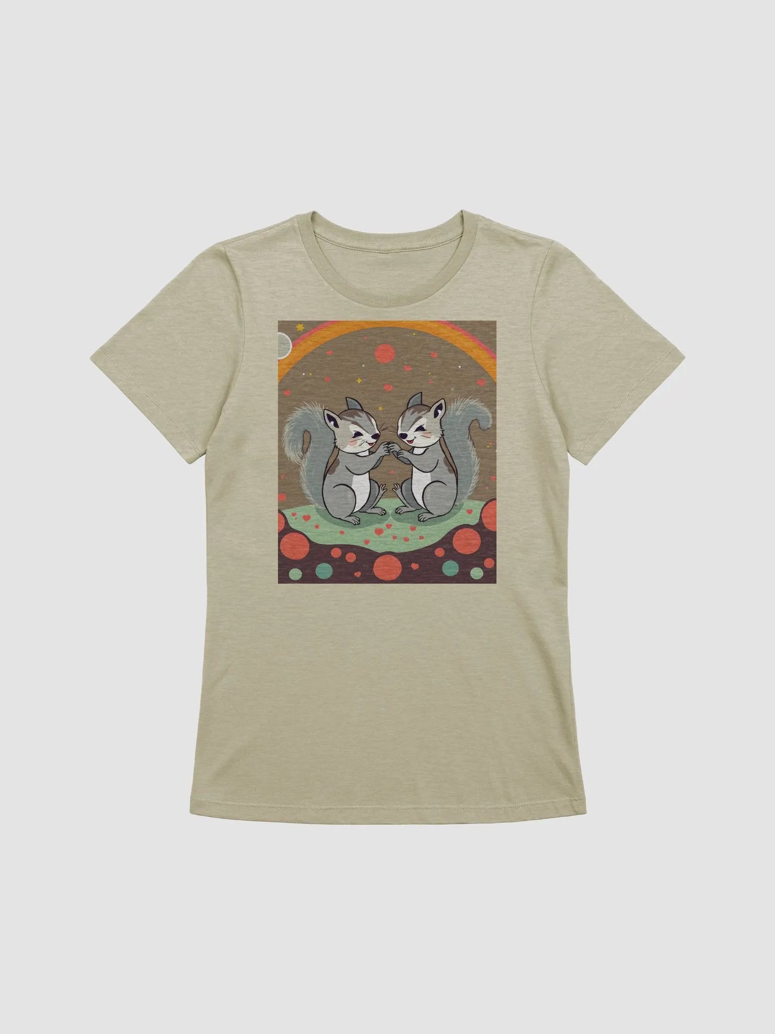 Whimsical Squirrel Friends Relaxed-fit Tee product image (1)