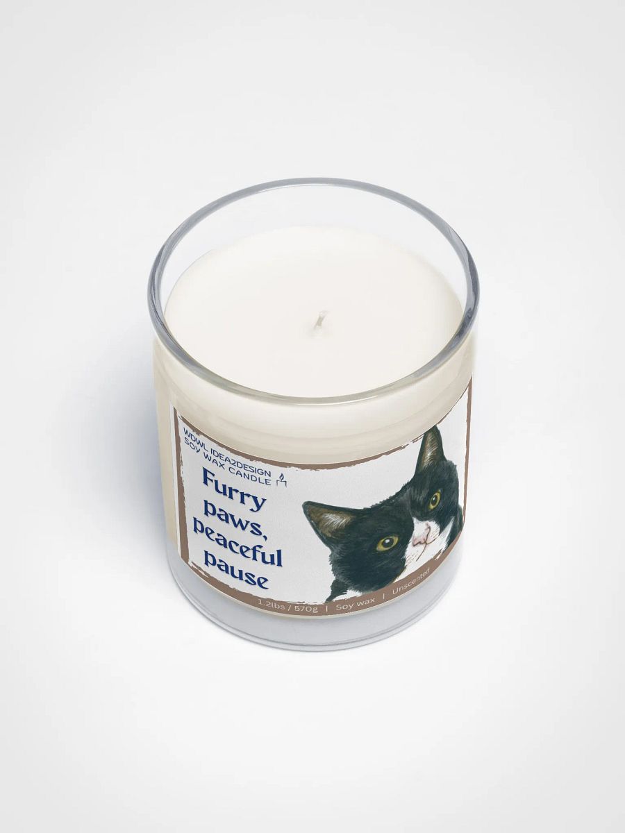 Tuxedo Cat Lover Best Gift, Large Capacity, Great Value & Eco-Friendly Candle – 1.2 lbs of Pure Serenity product image (3)