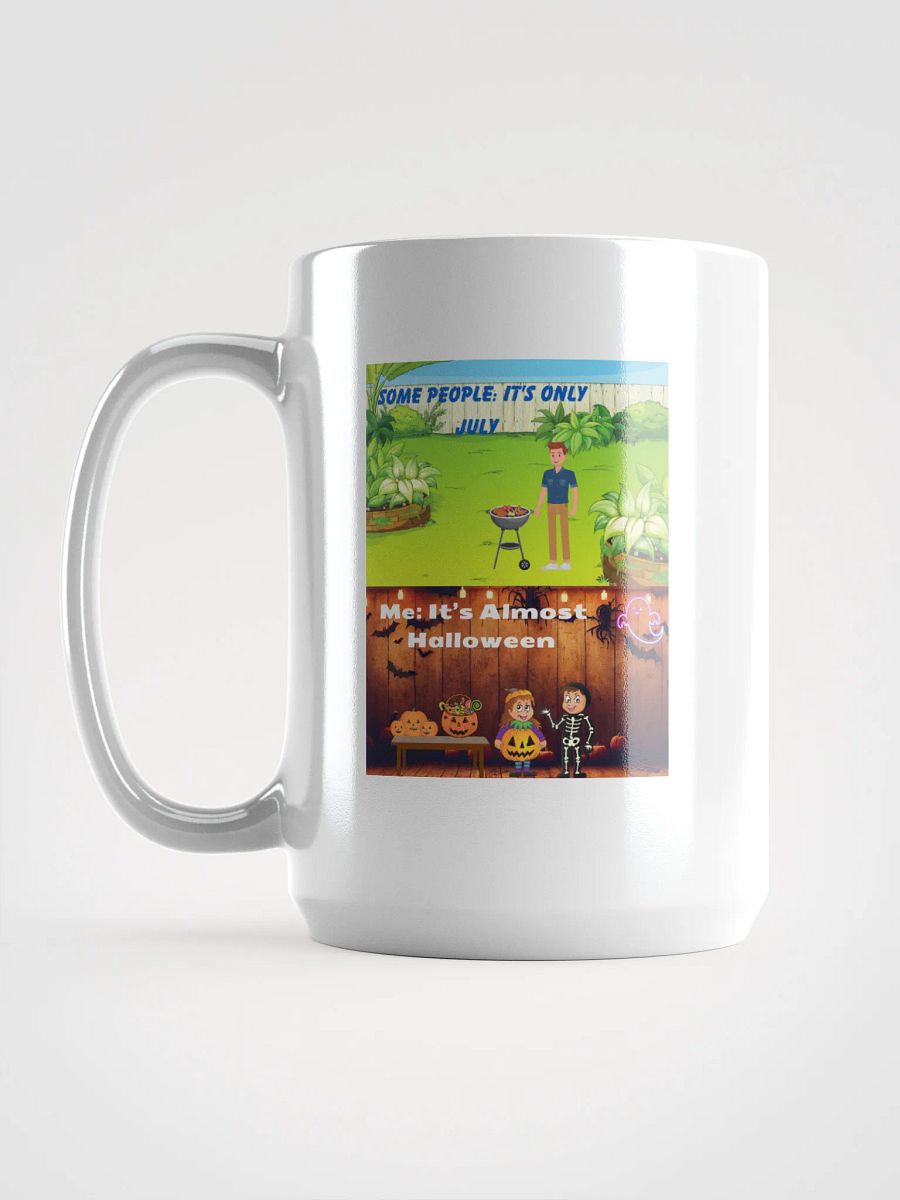 Summer vs Halloween Mug 15 oz product image (6)