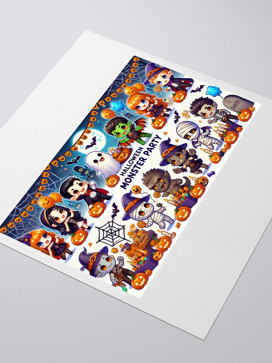 Chibi Classic Monsters Halloween Party Vinyl Sticker 🎃👻 product image (9)