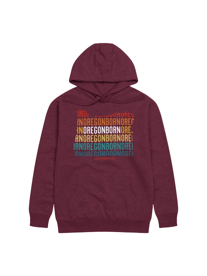 OregonBorn Vintage Sunset Hoodie product image (1)