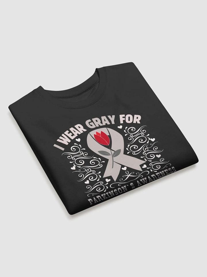 I Wear Gray For Parkinson Awareness, Flourish Heritage Sweatshirt product image (12)