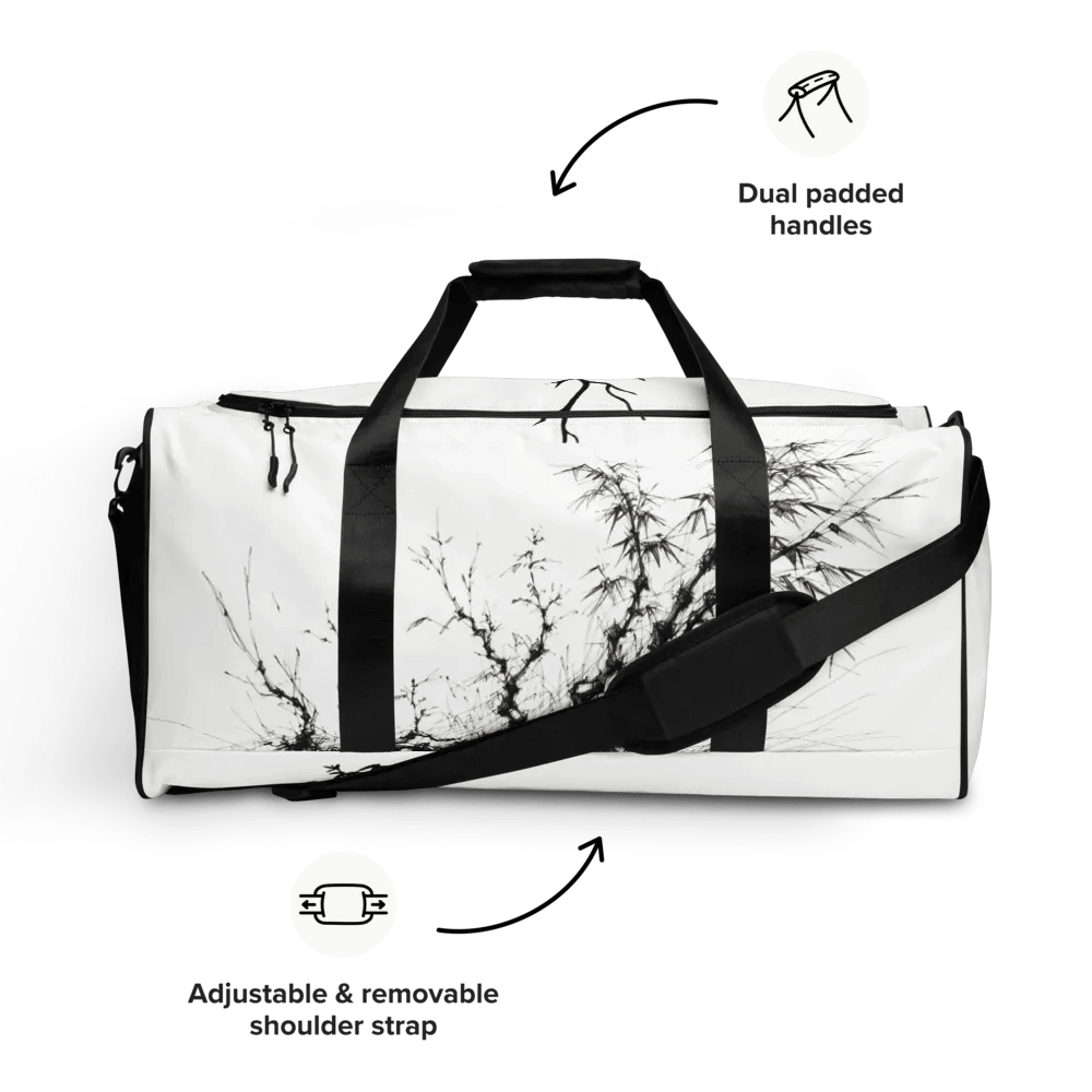 Bamboo All-Over Print Duffle Bag product image (8)