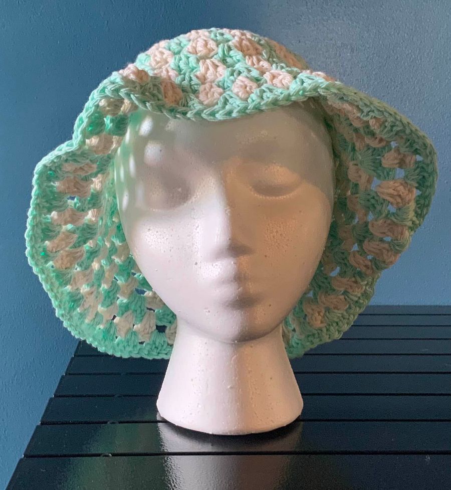 Sea Glass and Ecru Bucket Hat product image (1)