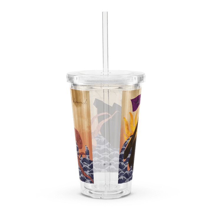 Running A Tight Shipwreck Clear Tumbler product image (2)
