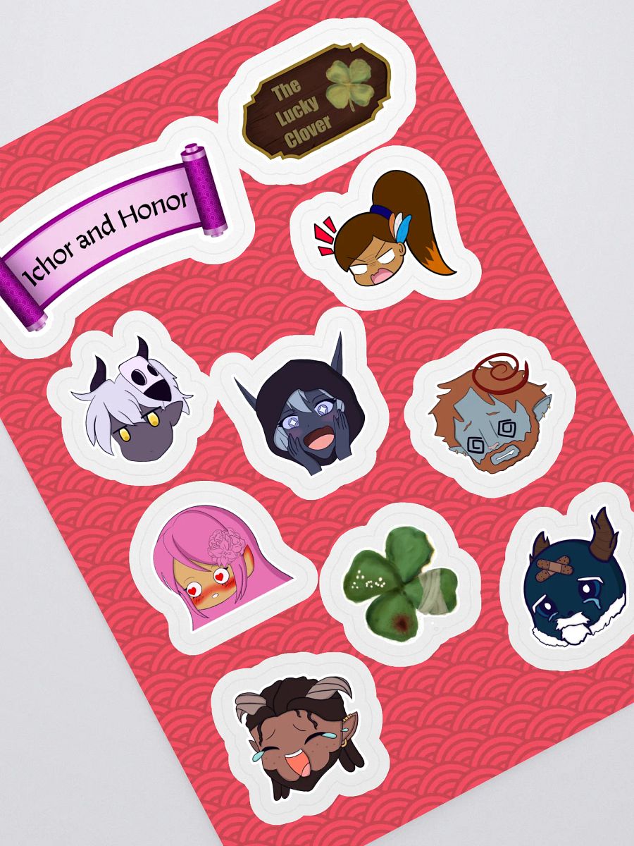 Dumb Luck Club Sticker Sheet product image (1)